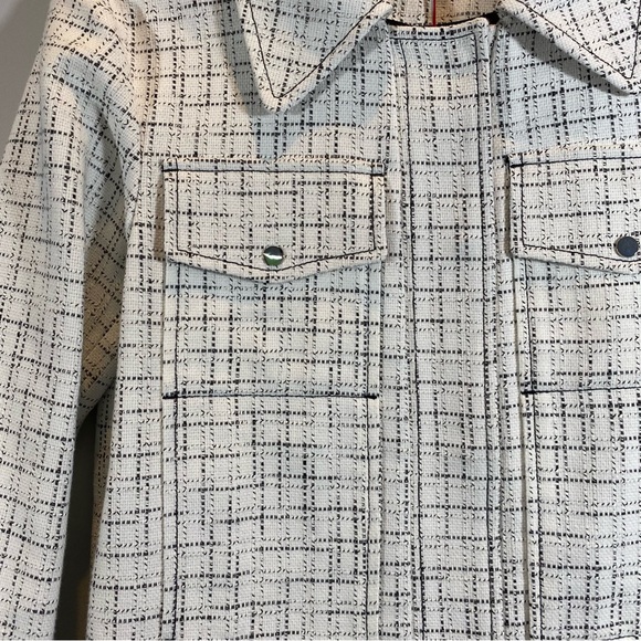 NEW Hugo Boss Tweed White and Black Jacket Size 2 (UK Size 6) - Picture 2 of 14